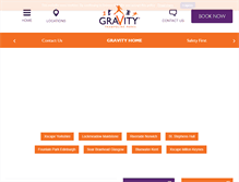 Tablet Screenshot of gravity-uk.com